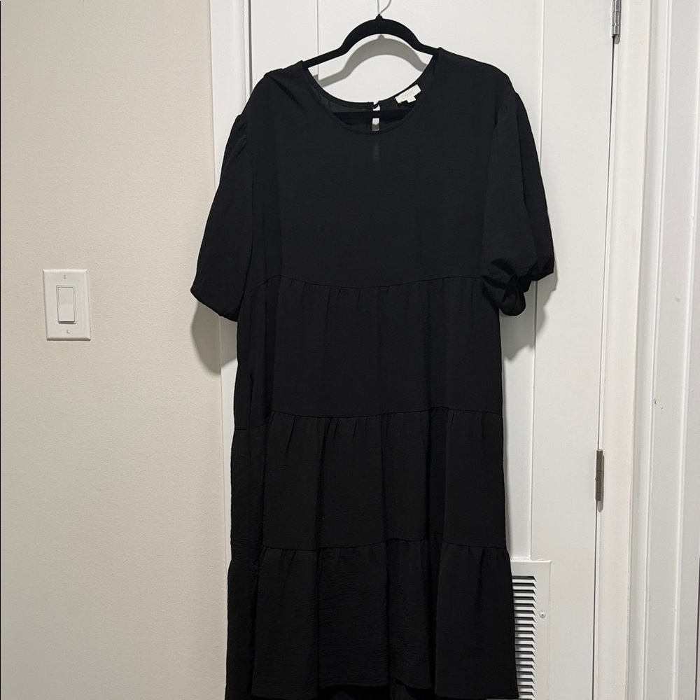 Black Tiered Dress